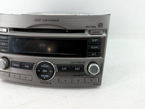 2010-2012 Subaru Legacy Radio AM FM Cd Player Receiver Replacement P/N:86201AJ61A 86201AJ62A Fits 2010 2011 2012 OEM Used Auto Parts