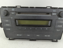 2010-2011 Toyota Prius Radio AM FM Cd Player Receiver Replacement P/N:84567687 86120-47290 Fits 2010 2011 OEM Used Auto Parts