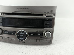 2010-2012 Subaru Legacy Radio AM FM Cd Player Receiver Replacement P/N:86201AJ61A 86201AJ62A Fits 2010 2011 2012 OEM Used Auto Parts