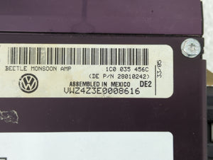 2006 Volkswagen Beetle Radio AM FM Cd Player Receiver Replacement P/N:1C0 035 456C Fits OEM Used Auto Parts