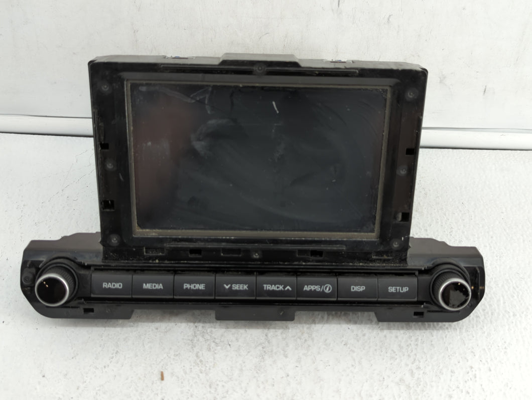 2017-2018 Hyundai Elantra Radio AM FM Cd Player Receiver Replacement P/N:96160F2101 96160-F2101 Fits 2017 2018 OEM Used Auto Parts