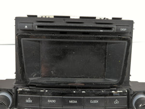 2016-2017 Hyundai Tucson Radio AM FM Cd Player Receiver Replacement P/N:96180-D31004X 96180D31004X Fits 2016 2017 OEM Used Auto Parts