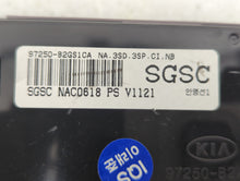 2017-2019 Kia Soul Climate Control Module Temperature AC/Heater Replacement P/N:97250-B2GS1CA Fits 2017 2018 2019 OEM Used Auto Parts