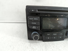 2013-2014 Hyundai Sonata Radio AM FM Cd Player Receiver Replacement P/N:96180-3Q600 96180-3Q700 Fits 2013 2014 OEM Used Auto Parts