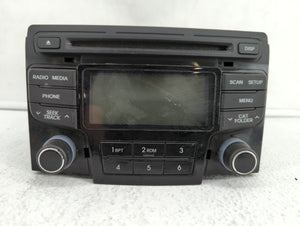 2013-2014 Hyundai Sonata Radio AM FM Cd Player Receiver Replacement P/N:96180-3Q600 96180-3Q700 Fits 2013 2014 OEM Used Auto Parts