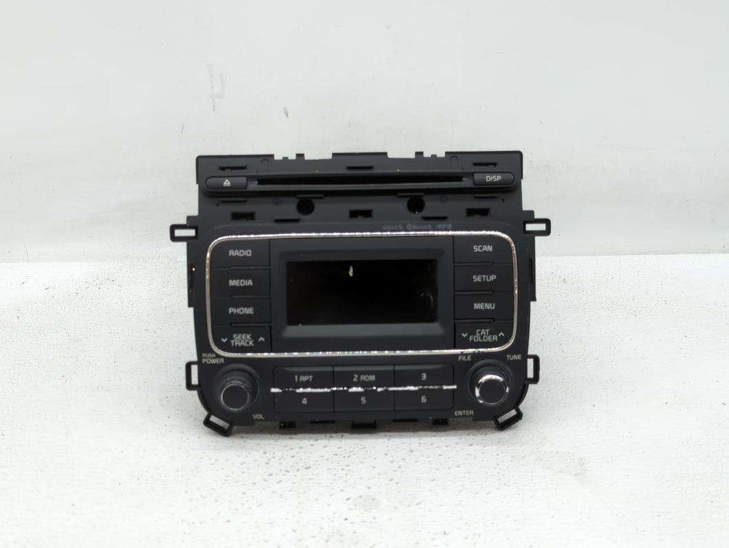 2014-2016 Kia Forte Radio AM FM Cd Player Receiver Replacement P/N:96170A7170WK 96170-A7170WK Fits 2014 2015 2016 OEM Used Auto Parts