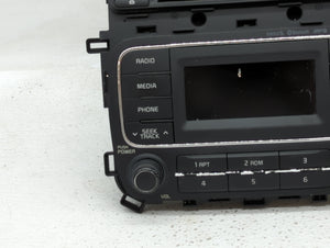 2014-2016 Kia Forte Radio AM FM Cd Player Receiver Replacement P/N:96170A7170WK 96170-A7170WK Fits 2014 2015 2016 OEM Used Auto Parts