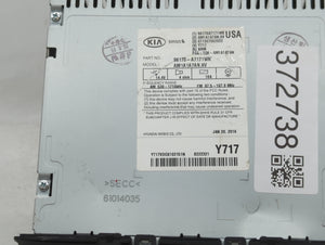 2014-2016 Kia Forte Radio AM FM Cd Player Receiver Replacement P/N:96170A7170WK 96170-A7170WK Fits 2014 2015 2016 OEM Used Auto Parts