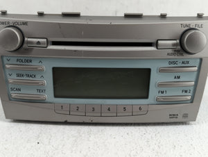 2007-2009 Toyota Camry Radio AM FM Cd Player Receiver Replacement P/N:86120-06182 86120-33890 Fits 2007 2008 2009 OEM Used Auto Parts