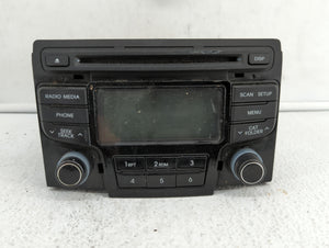 2012-2014 Hyundai Sonata Radio AM FM Cd Player Receiver Replacement P/N:96180-3Q700 96190-3Q600 Fits 2012 2013 2014 OEM Used Auto Parts