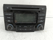 2012-2014 Hyundai Sonata Radio AM FM Cd Player Receiver Replacement P/N:96180-3Q700 96190-3Q600 Fits 2012 2013 2014 OEM Used Auto Parts