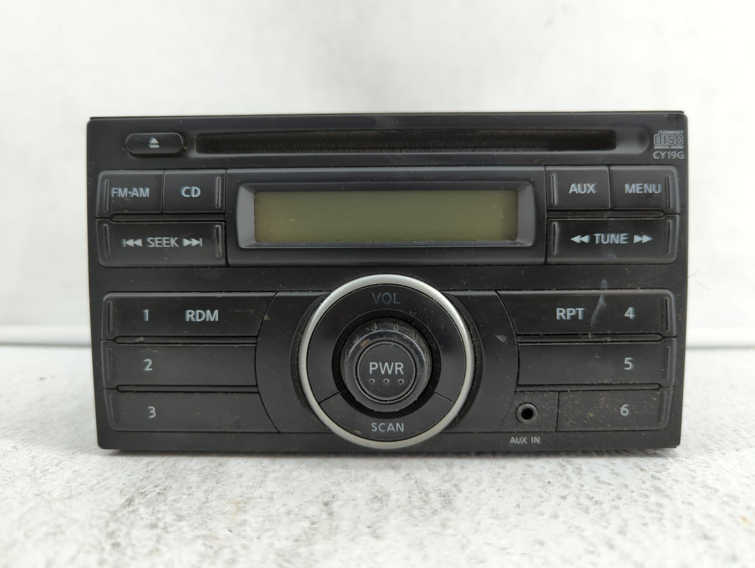 2012-2014 Nissan Versa Radio AM FM Cd Player Receiver Replacement P/N:28185 3AN0A 3089AA 7089956 Fits 2012 2013 2014 OEM Used Auto Parts