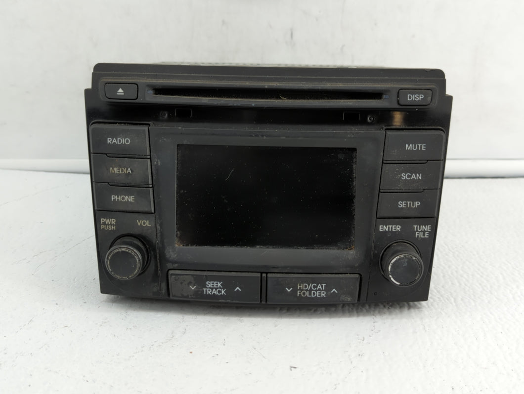 2012-2014 Hyundai Sonata Radio AM FM Cd Player Receiver Replacement P/N:96180-3Q700 96190-3Q600 Fits 2012 2013 2014 OEM Used Auto Parts