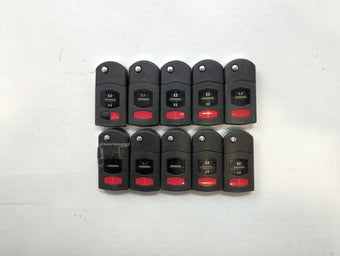 compare product Lot of 10 Mazda Keyless Entry Remote Fob BGBX1T478SKE12501