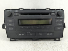 2010-2011 Toyota Prius Radio AM FM Cd Player Receiver Replacement P/N:84567687 86120-47290 Fits 2010 2011 OEM Used Auto Parts