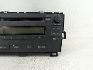 2010-2011 Toyota Prius Radio AM FM Cd Player Receiver Replacement P/N:84567687 86120-47290 Fits 2010 2011 OEM Used Auto Parts