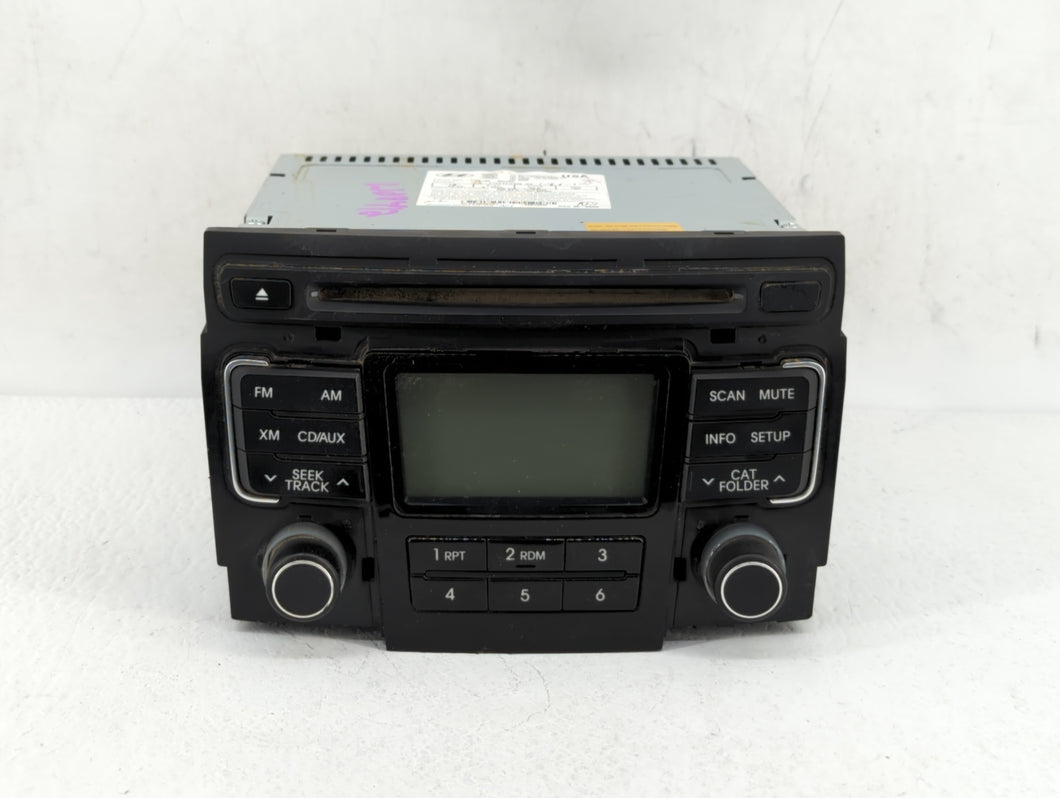 2011 Hyundai Sonata Radio AM FM Cd Player Receiver Replacement P/N:96180-3Q000 961803Q000 Fits OEM Used Auto Parts