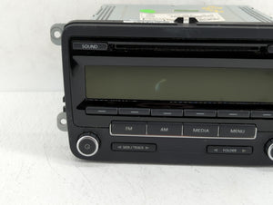 2011-2014 Volkswagen Jetta Radio AM FM Cd Player Receiver Replacement P/N:1K0 035 164 F 1K0035164D Fits OEM Used Auto Parts