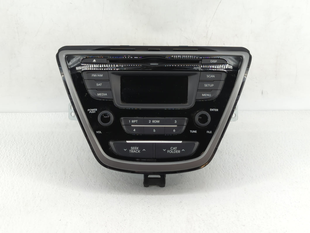 2014-2016 Hyundai Elantra Radio AM FM Cd Player Receiver Replacement P/N:96170-3X156GU Fits 2014 2015 2016 OEM Used Auto Parts