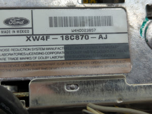 2000 Lincoln Ls Radio AM FM Cd Player Receiver Replacement P/N:XW4F-18C870-AJ Fits OEM Used Auto Parts