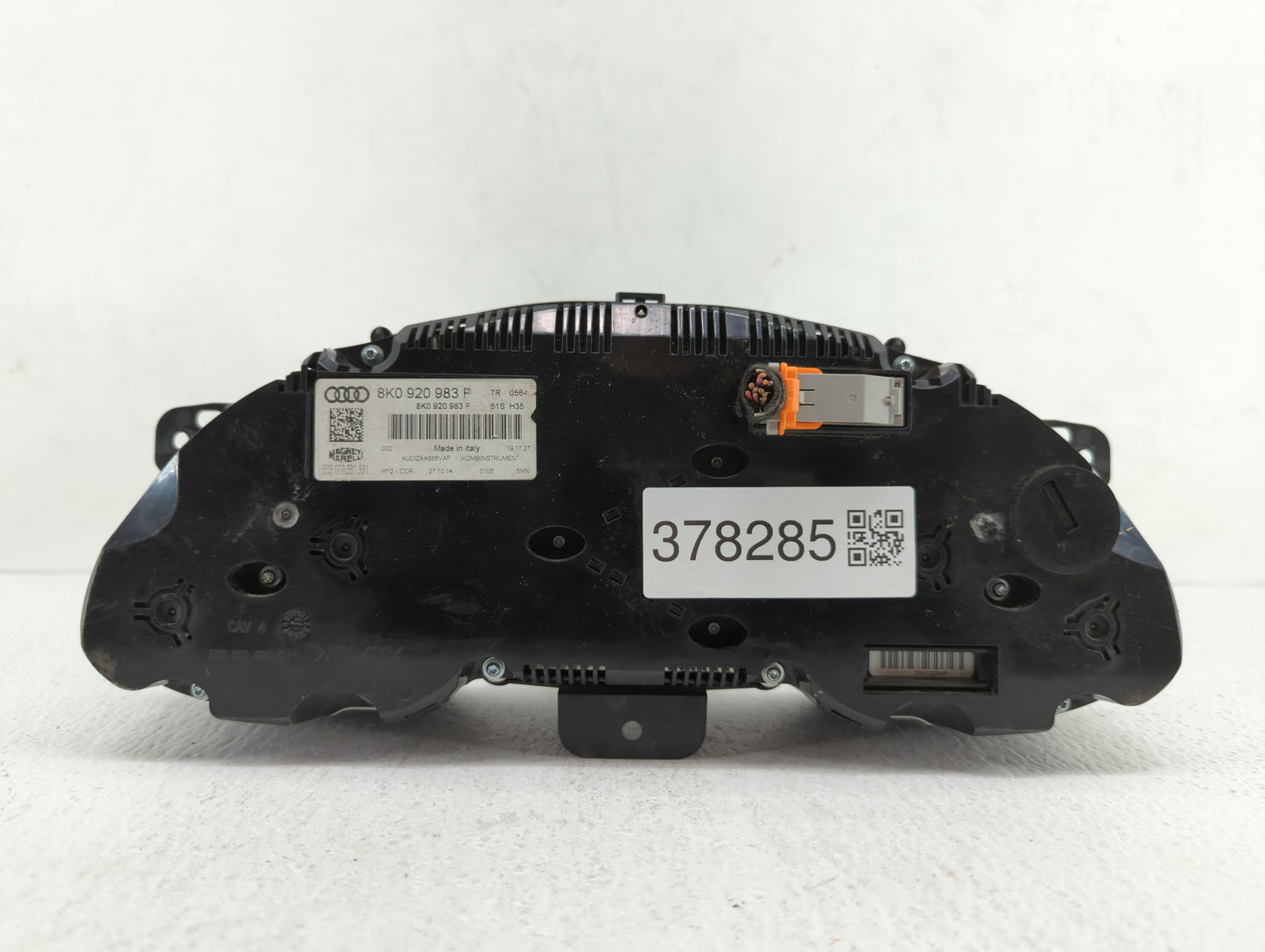 2013-2016 Audi A4 Instrument Cluster Speedometer Gauges P/N:8K0920983F 5K0 920 983 F Fits 2013 2014 2015 2016 OEM Used Auto Parts - Oemusedautoparts1.com