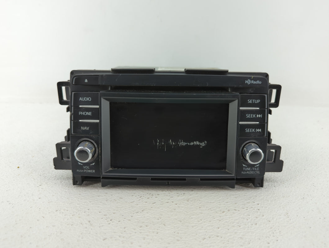 2014 Mazda 6 Radio AM FM Cd Player Receiver Replacement P/N:GJS1 66 DV0A GJS2 66 DV0B Fits OEM Used Auto Parts