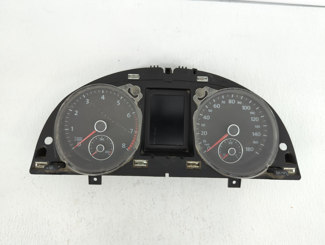 2010 Volkswagen Cc Instrument Cluster Speedometer Gauges P/N:3C8920 970M Fits OEM Used Auto Parts