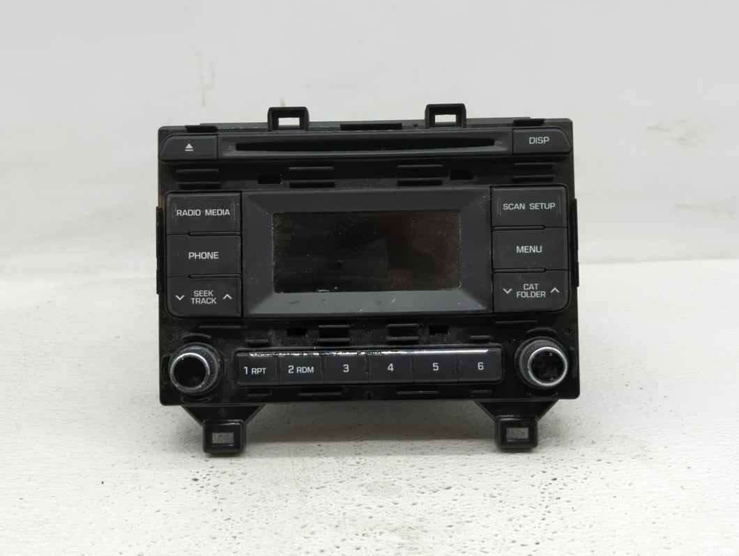 2016-2017 Hyundai Sonata Radio AM FM Cd Player Receiver Replacement P/N:96160-C20004X 96170-C20504X Fits 2016 2017 OEM Used Auto Parts