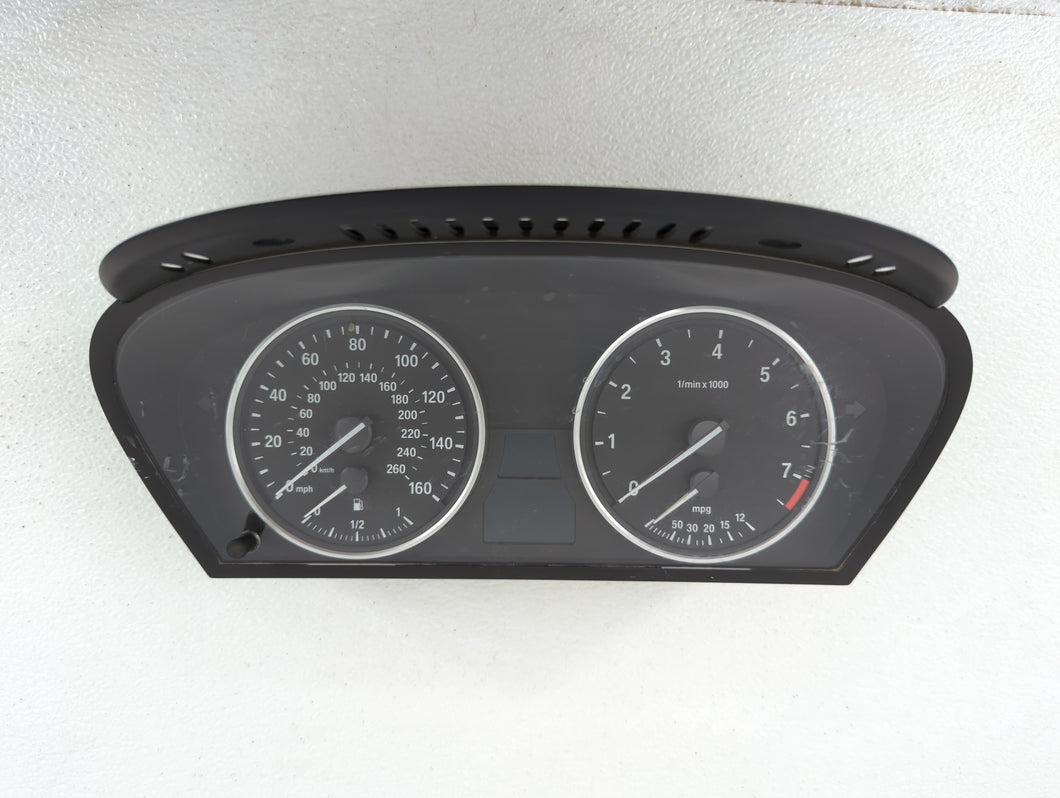 2008-2010 Bmw 535i Instrument Cluster Speedometer Gauges P/N:9 153 753 62.10-9 194 887 Fits 2008 2009 2010 OEM Used Auto Parts