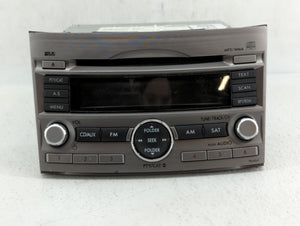 2010-2012 Subaru Legacy Radio AM FM Cd Player Receiver Replacement P/N:86201AJ65A 86201AJ64A Fits 2010 2011 2012 OEM Used Auto Parts