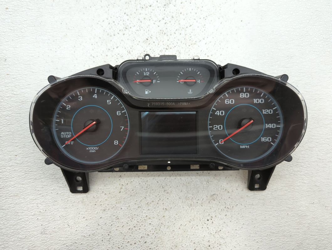 2016 Chevrolet Cruze Instrument Cluster Speedometer Gauges P/N:39082370 Fits OEM Used Auto Parts