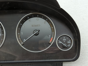 2012-2013 Bmw 535i Instrument Cluster Speedometer Gauges P/N:9291412 9280481 Fits 2011 2012 2013 OEM Used Auto Parts