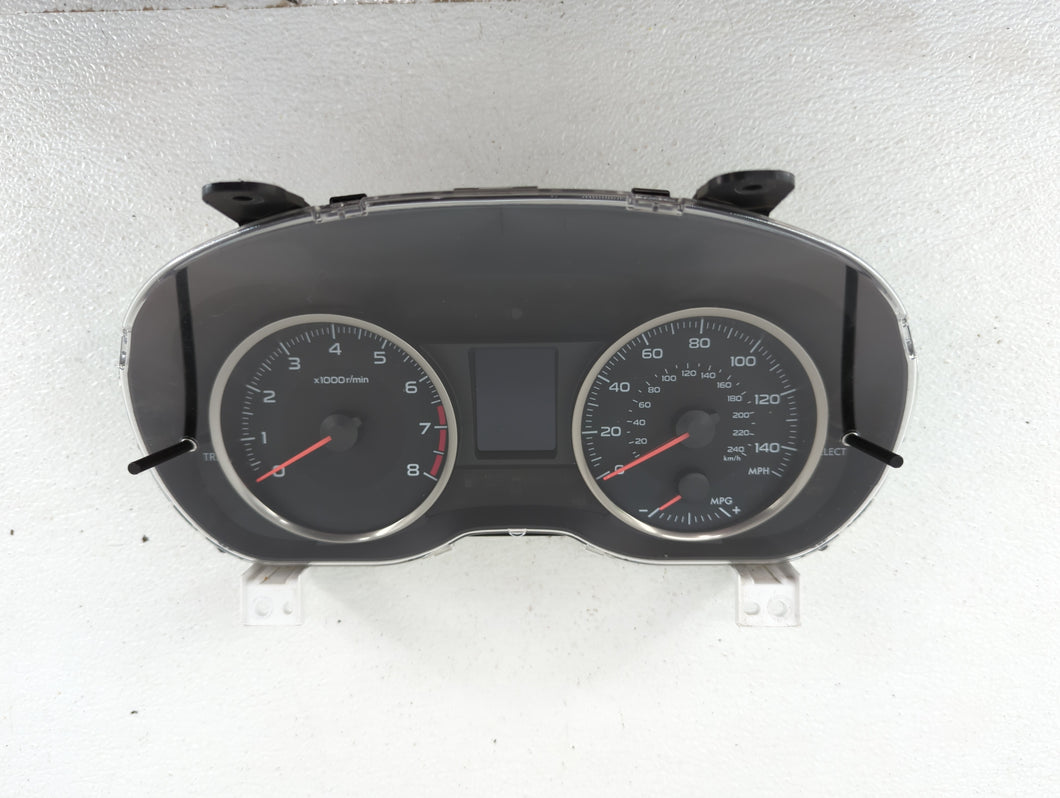 2015 Subaru Impreza Instrument Cluster Speedometer Gauges P/N:85013FJ620 85004FJ160 Fits OEM Used Auto Parts