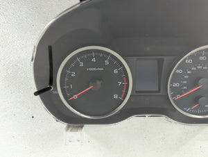 2015 Subaru Impreza Instrument Cluster Speedometer Gauges P/N:85013FJ620 85004FJ160 Fits OEM Used Auto Parts