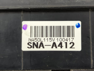 2008-2011 Honda Civic Fusebox Fuse Box Panel Relay Module P/N:SNA-A412 SNA-C122 Fits 2008 2009 2010 2011 OEM Used Auto Parts