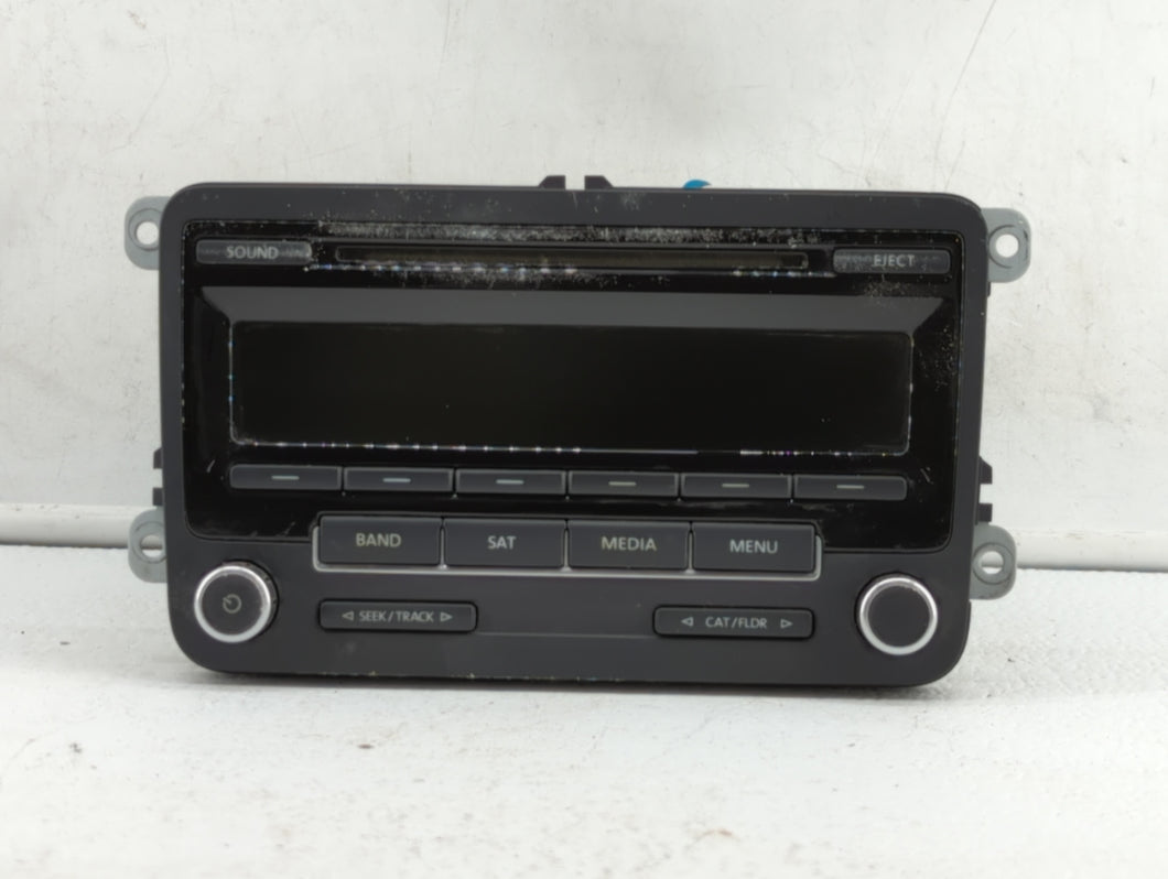 2014 Volkswagen Jetta Radio AM FM Cd Player Receiver Replacement P/N:1K0035164F 1K0 035 164 F Fits 2013 2015 OEM Used Auto Parts