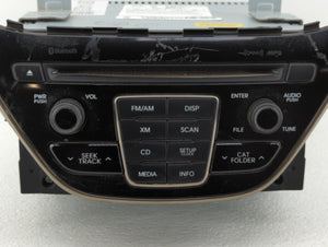 2014-2015 Hyundai Genesis Radio AM FM Cd Player Receiver Replacement P/N:96180-2M118YHG Fits 2014 2015 OEM Used Auto Parts