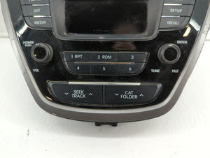 2013 Hyundai Elantra Radio AM FM Cd Player Receiver Replacement P/N:961703X155 96170-3X155RA5 Fits OEM Used Auto Parts