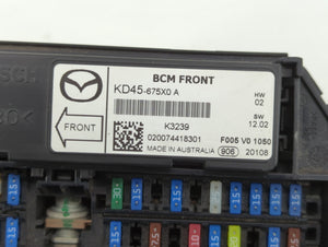 2013-2014 Mazda Cx-5 Fusebox Fuse Box Panel Relay Module P/N:KD45-675X0-C KD45-675X0 Fits 2013 2014 OEM Used Auto Parts