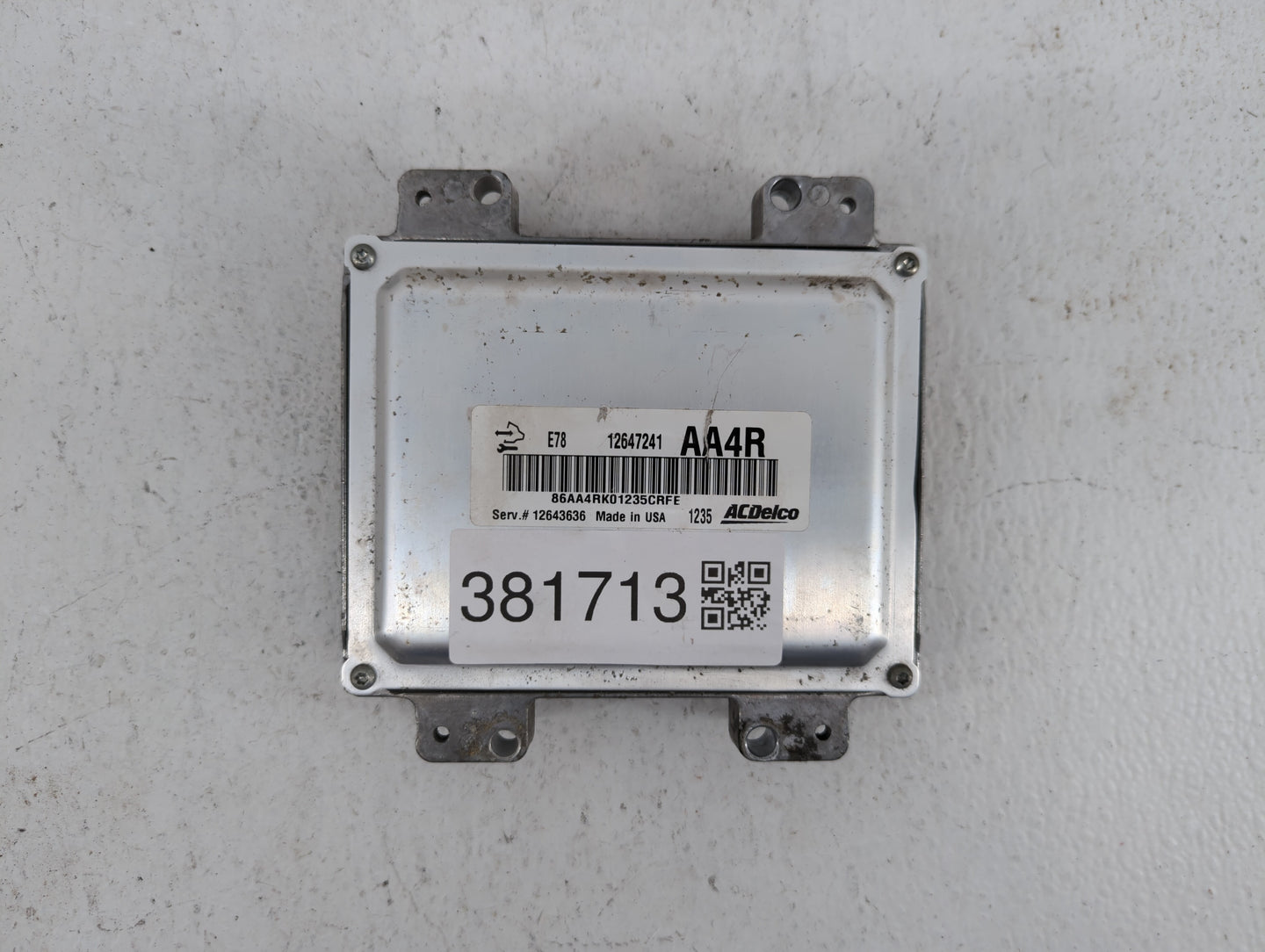 2012-2016 Chevrolet Cruze PCM Engine Computer ECU ECM PCU OEM P/N:12655499 12643636 Fits 2011 2012 2013 2014 2015 2016 OEM Used Auto Parts - Oemusedautoparts1.com