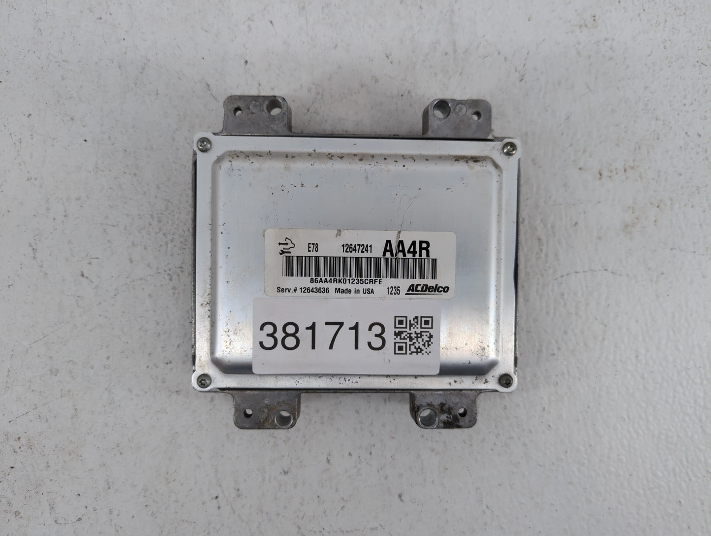 2012-2016 Chevrolet Cruze PCM Engine Computer ECU ECM PCU OEM P/N:12655499 12643636 Fits 2011 2012 2013 2014 2015 2016 OEM Used Auto Parts - Oemusedautoparts1.com