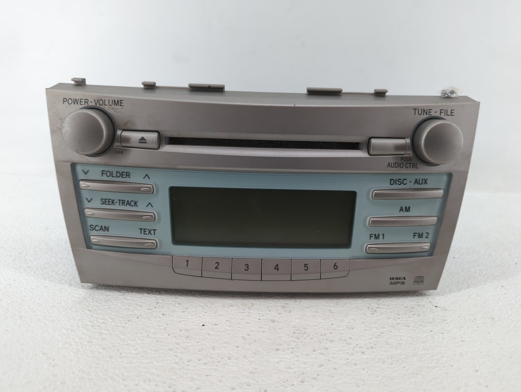 2007-2009 Toyota Camry Radio AM FM Cd Player Receiver Replacement P/N:86120-06182 86120-33890 Fits 2007 2008 2009 OEM Used Auto Parts