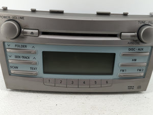 2007-2009 Toyota Camry Radio AM FM Cd Player Receiver Replacement P/N:86120-06182 86120-33890 Fits 2007 2008 2009 OEM Used Auto Parts