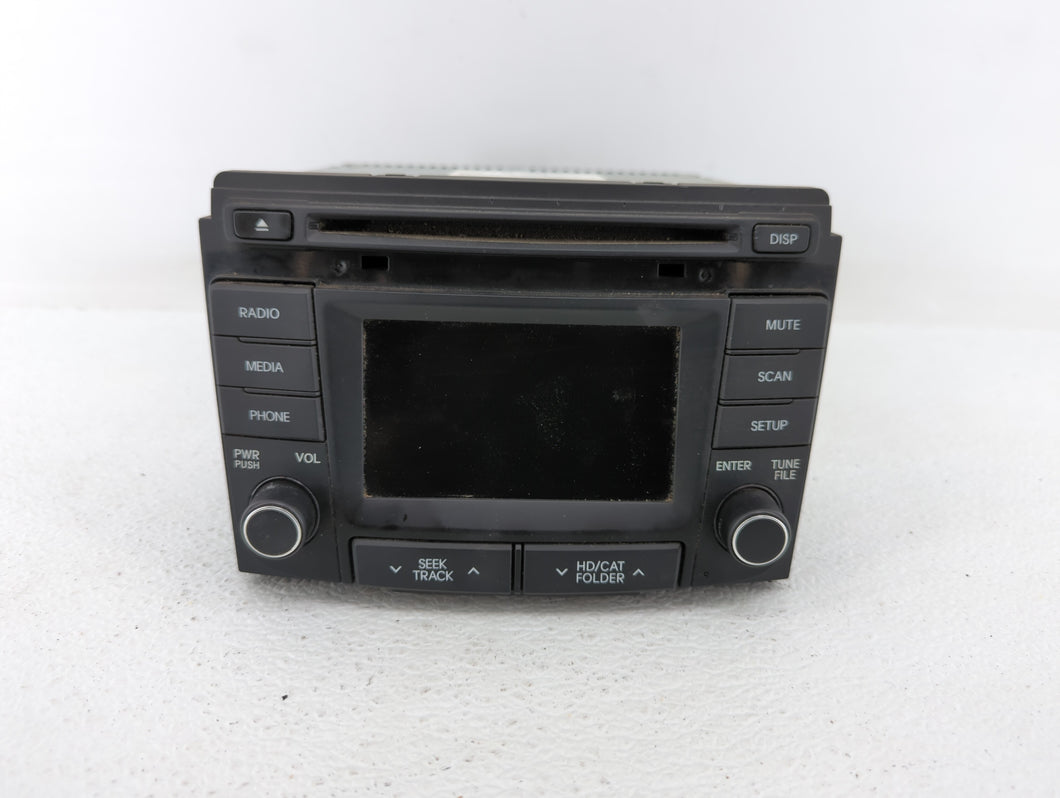 2014 Hyundai Sonata Radio AM FM Cd Player Receiver Replacement P/N:96180-3Q8004X Fits OEM Used Auto Parts