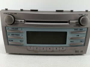 2007-2009 Toyota Camry Radio AM FM Cd Player Receiver Replacement P/N:86120-06182 86120-33890 Fits 2007 2008 2009 OEM Used Auto Parts