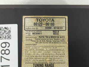 2007-2009 Toyota Camry Radio AM FM Cd Player Receiver Replacement P/N:86120-06182 86120-33890 Fits 2007 2008 2009 OEM Used Auto Parts