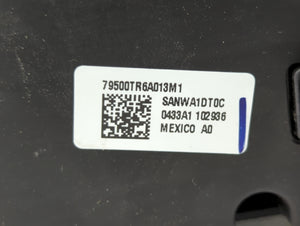 2013-2015 Honda Civic Climate Control Module Temperature AC/Heater Replacement P/N:79500TR6A013M1 Fits 2013 2014 2015 OEM Used Auto Parts