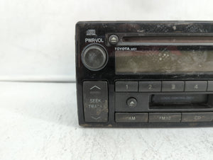 2002-2004 Toyota Camry Radio AM FM Cd Player Receiver Replacement P/N:86120-AA050-B 86120-AA040 Fits 2002 2003 2004 OEM Used Auto Parts