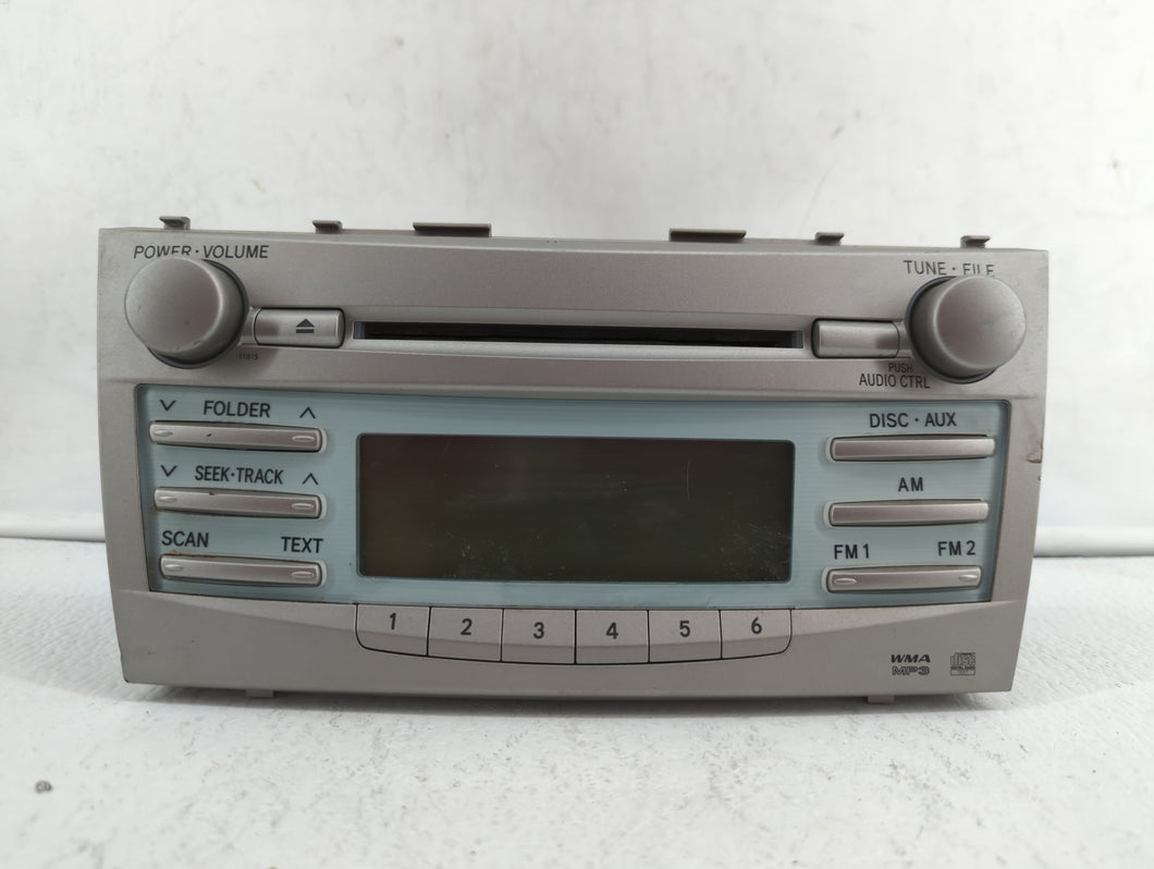 2007-2009 Toyota Camry Radio AM FM Cd Player Receiver Replacement P/N:86120-06182 86120-33890 Fits 2007 2008 2009 OEM Used Auto Parts