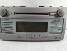 2007-2009 Toyota Camry Radio AM FM Cd Player Receiver Replacement P/N:86120-06182 86120-33890 Fits 2007 2008 2009 OEM Used Auto Parts